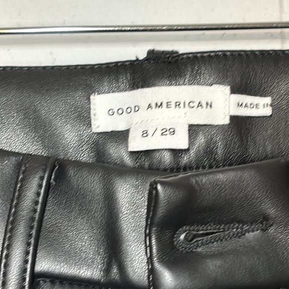 Good American Better Than Faux Leather Icon Jeans - Picture 10 of 17